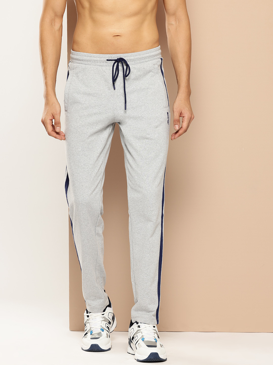

Alcis Atheisure Men Slim-Fit Mid Rise Track Pants, Grey