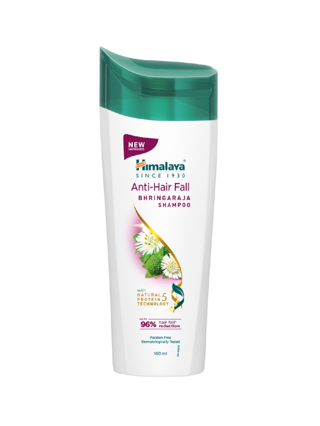 

Himalaya Anti-Hair Fall Bhringaraja Shampoo With 5 Natural Protein Technology - 180ml, White