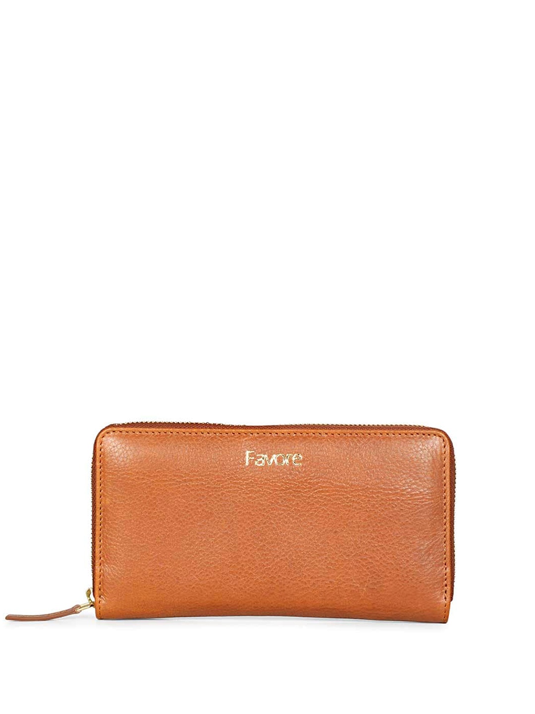 

Favore Textured Leather Envelope Wallet, Tan