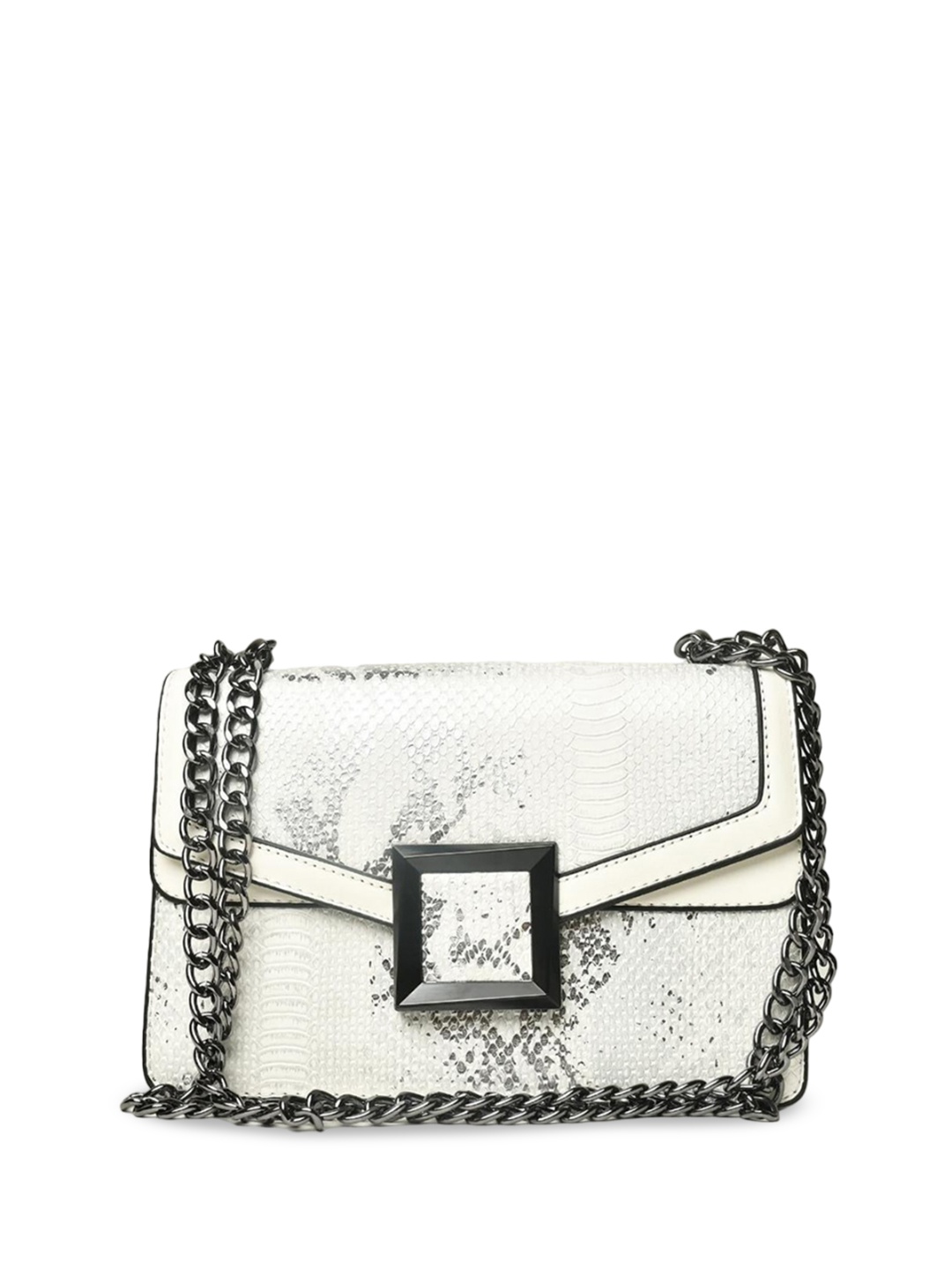 

INKMILAN Textured Structured Sling Bag, White