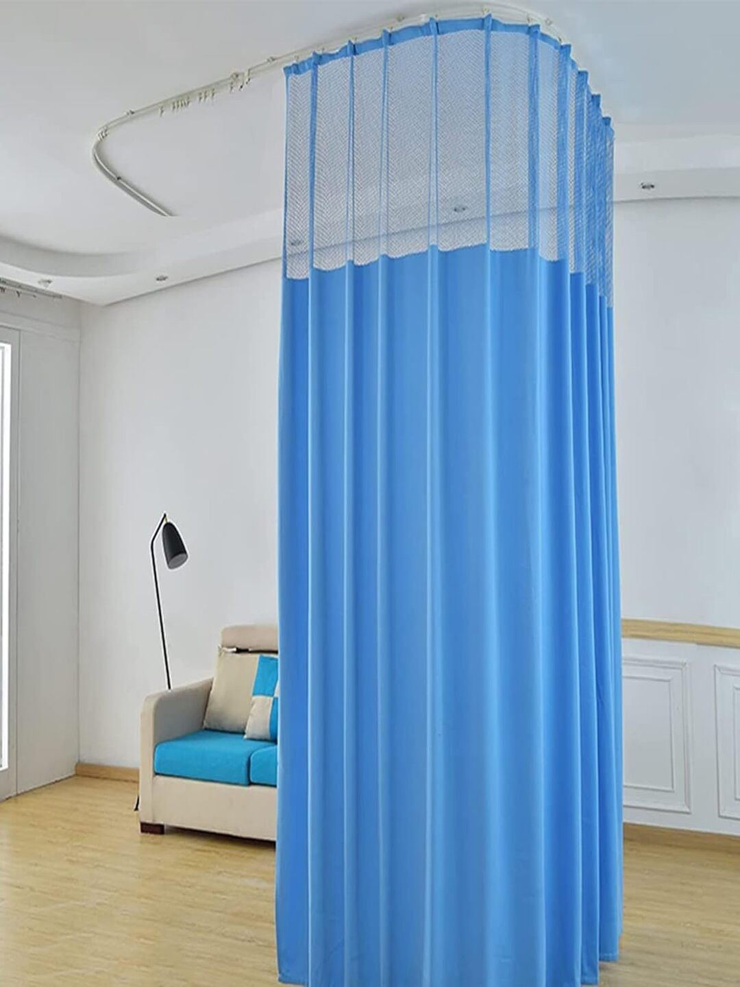 

CASA-NEST Hospital Partition Curtain, Blue
