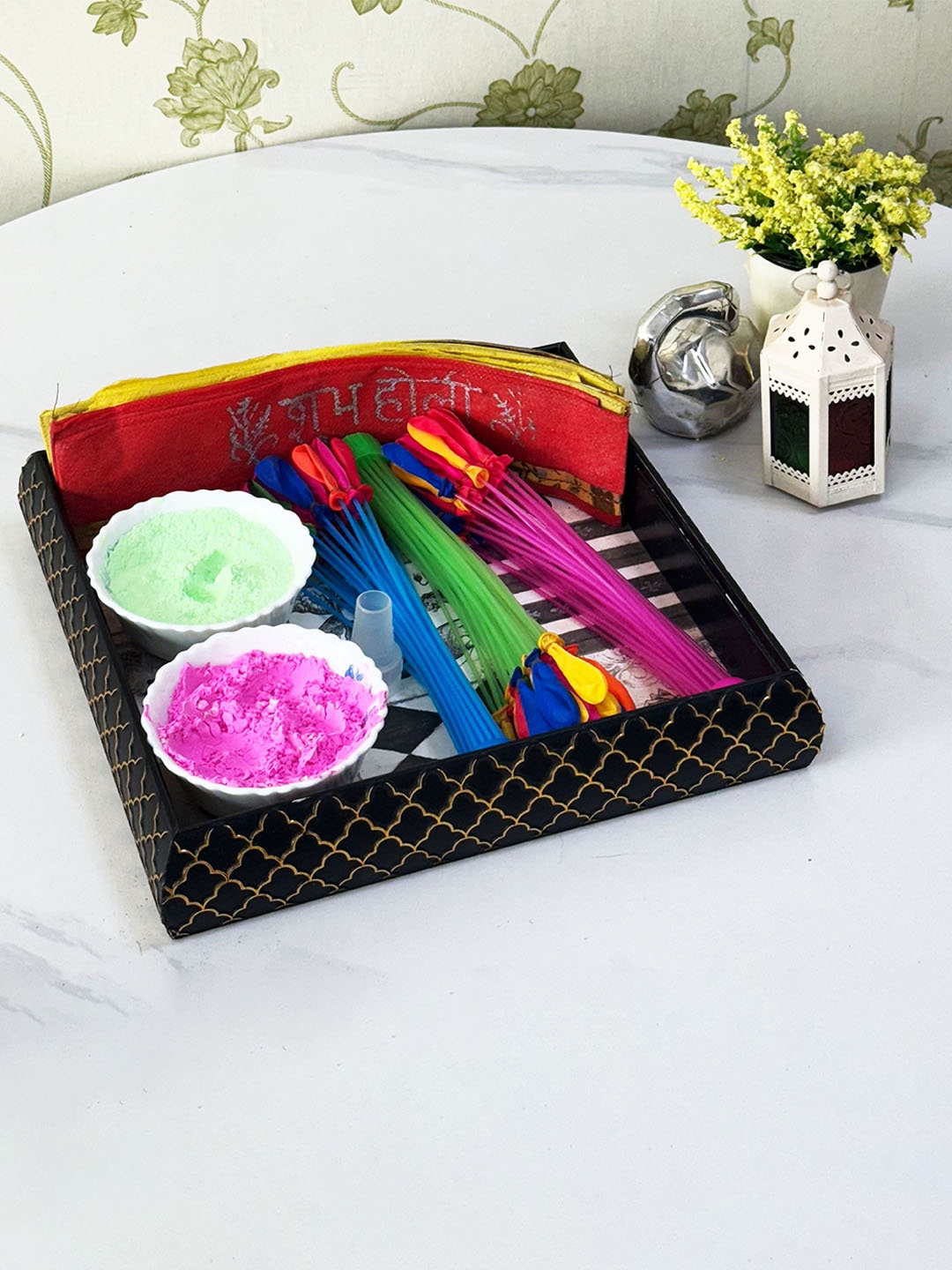 

Art Street 116-Pcs Blue & Pink Holi Gift Hamper Set