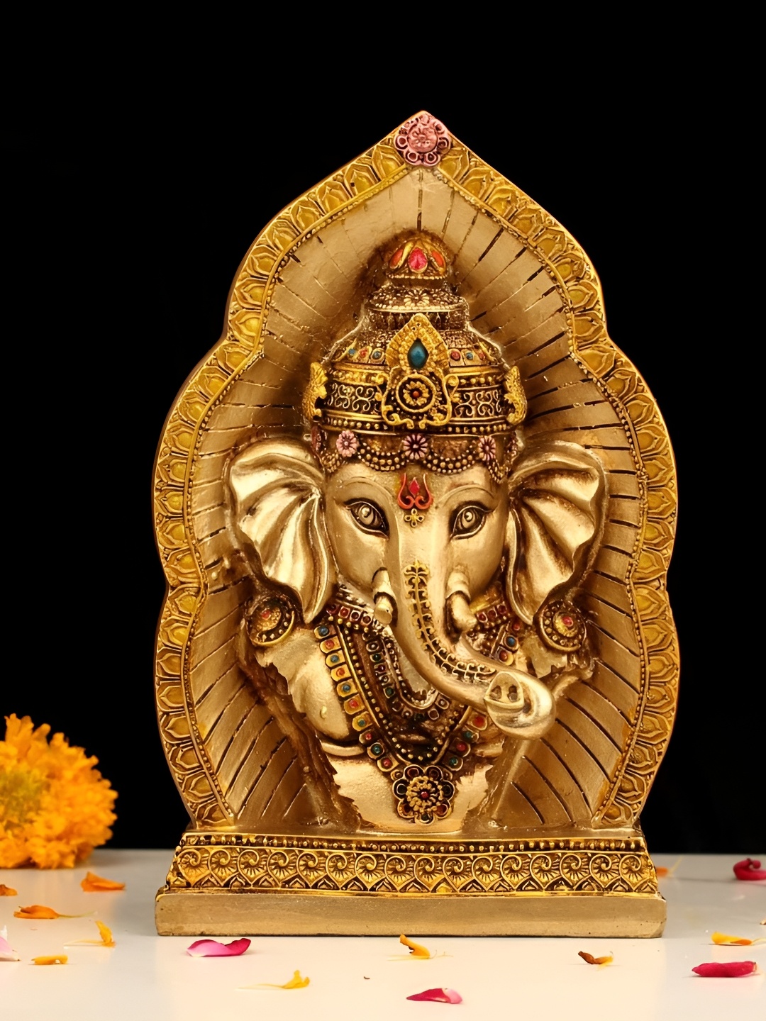 

INDICAST Copper-Toned Religious Idol Showpiece