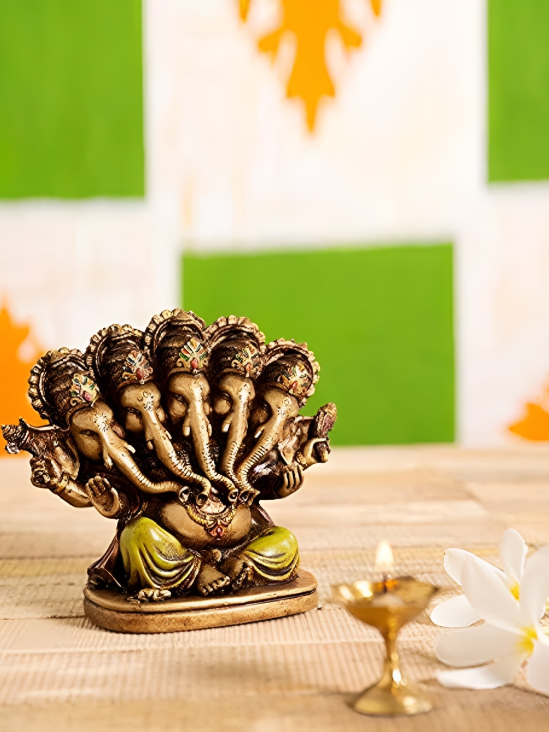 

INDICAST Copper-Toned Religious Idol Showpiece