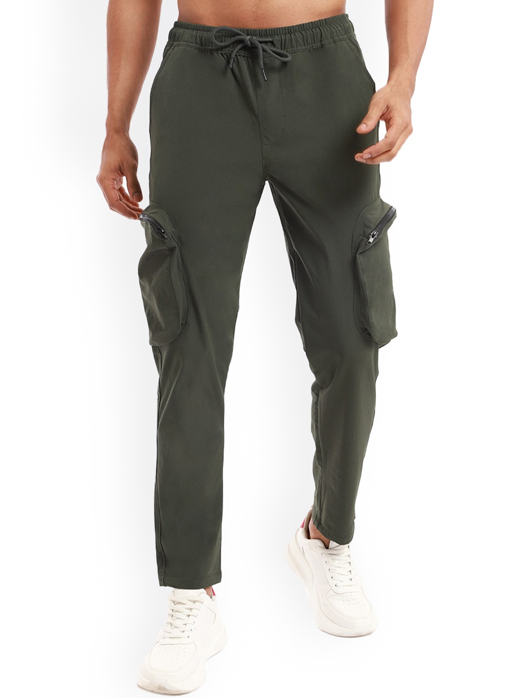 

Banana Club Utility Men Slim-Fit Cargo Track Pant, Olive
