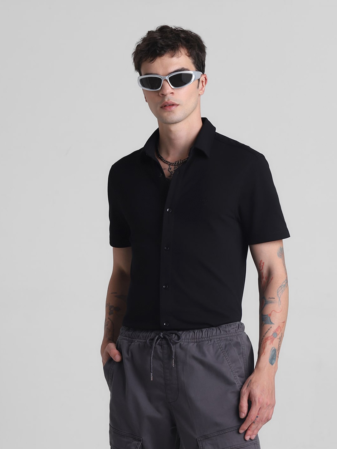 

Jack & Jones Slim Fit Casual Shirt, Black