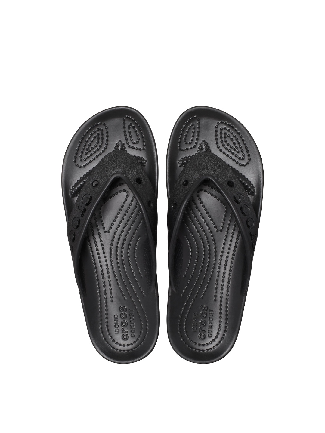 

Crocs Unisex Croslite Thong Flip-Flops, Black