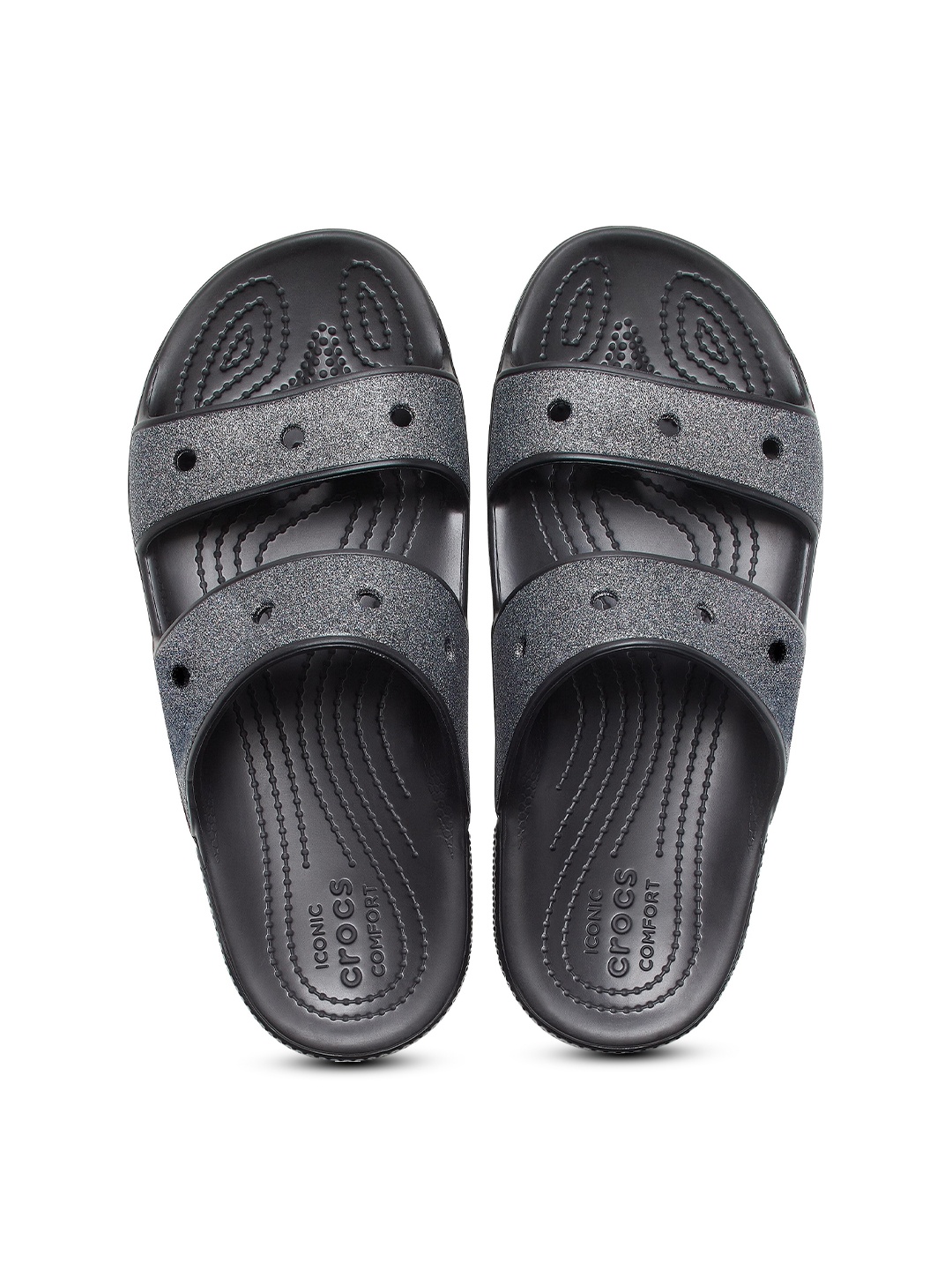 

Crocs Unisex Croslite Slip On Flip Flops, Black