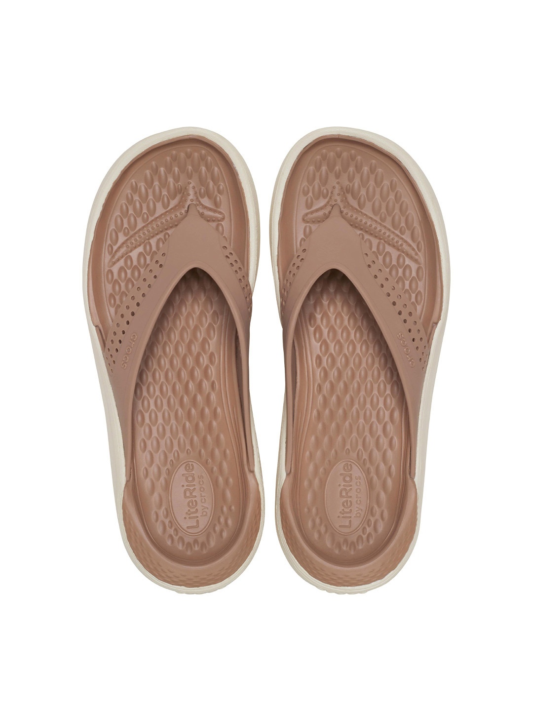 

Crocs Unisex Croslite Thong Flip-Flops, Brown