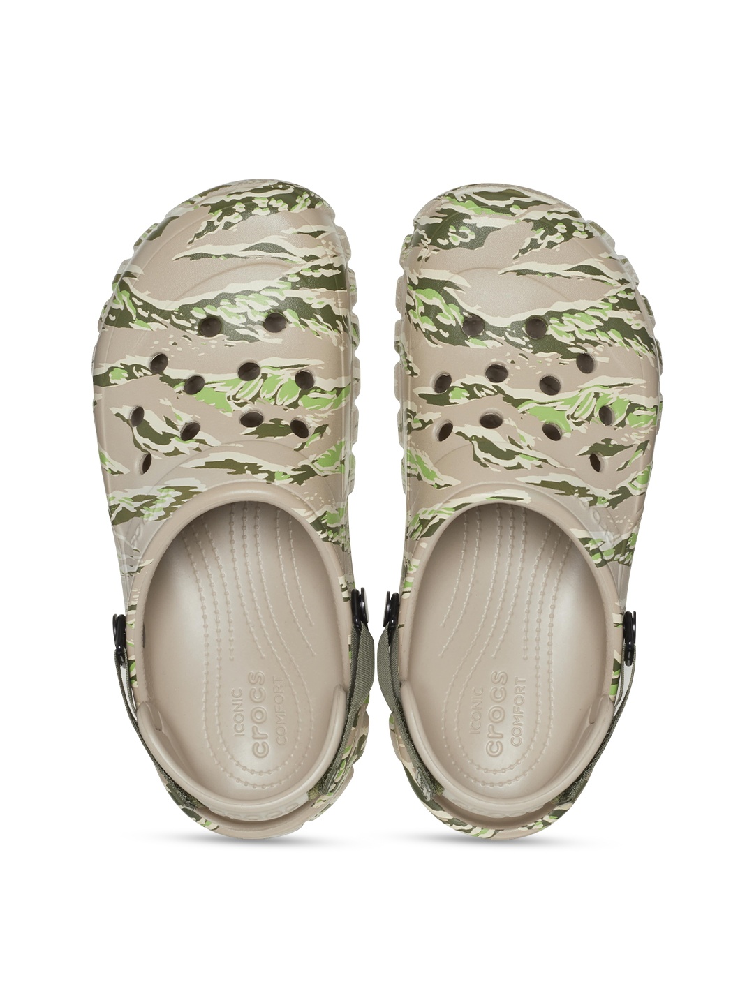 

Crocs Unisex Printed Croslite Clogs, Brown