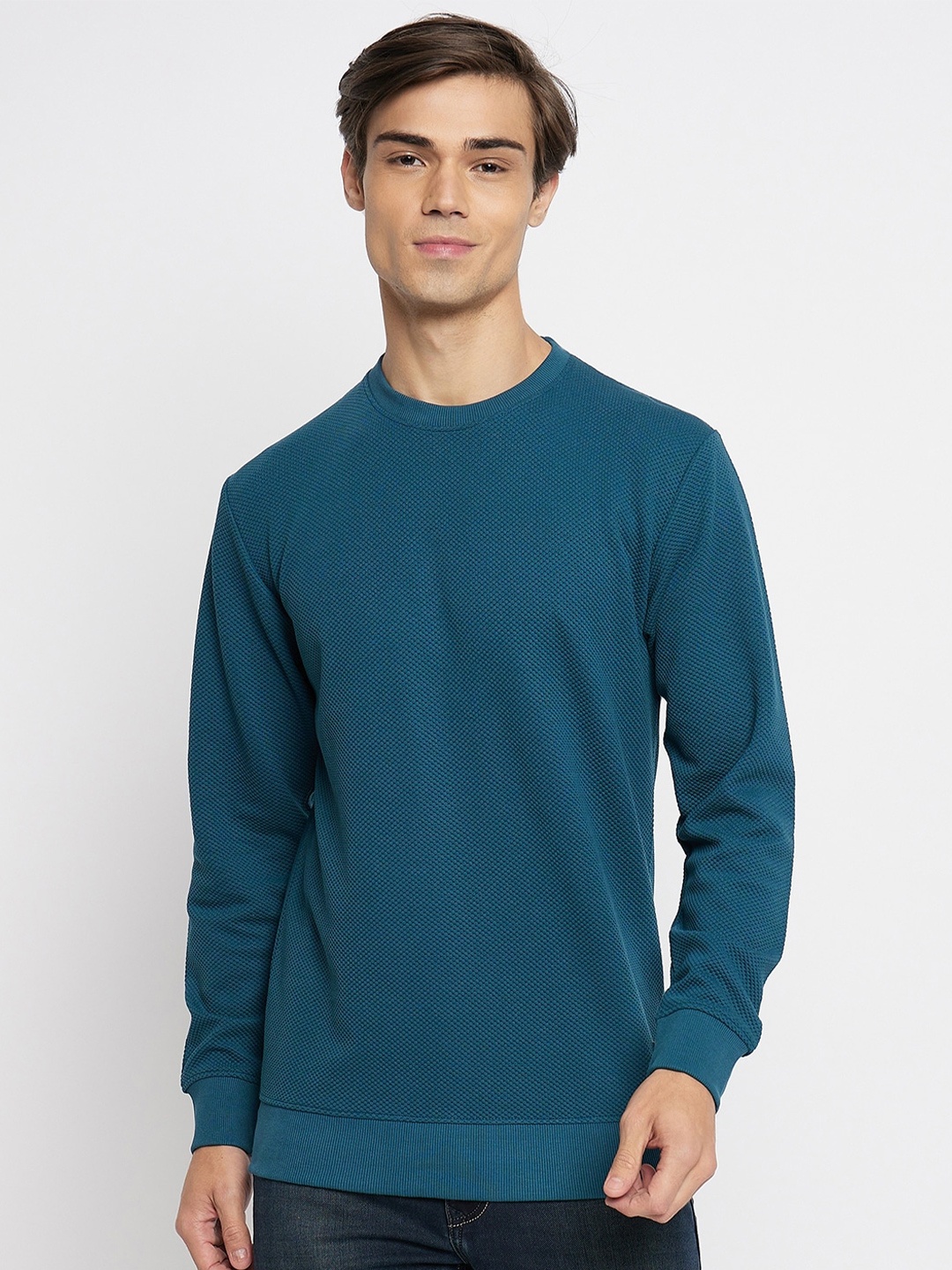 

Duke Round Neck Long Sleeves Pullover Sweatshirt, Blue