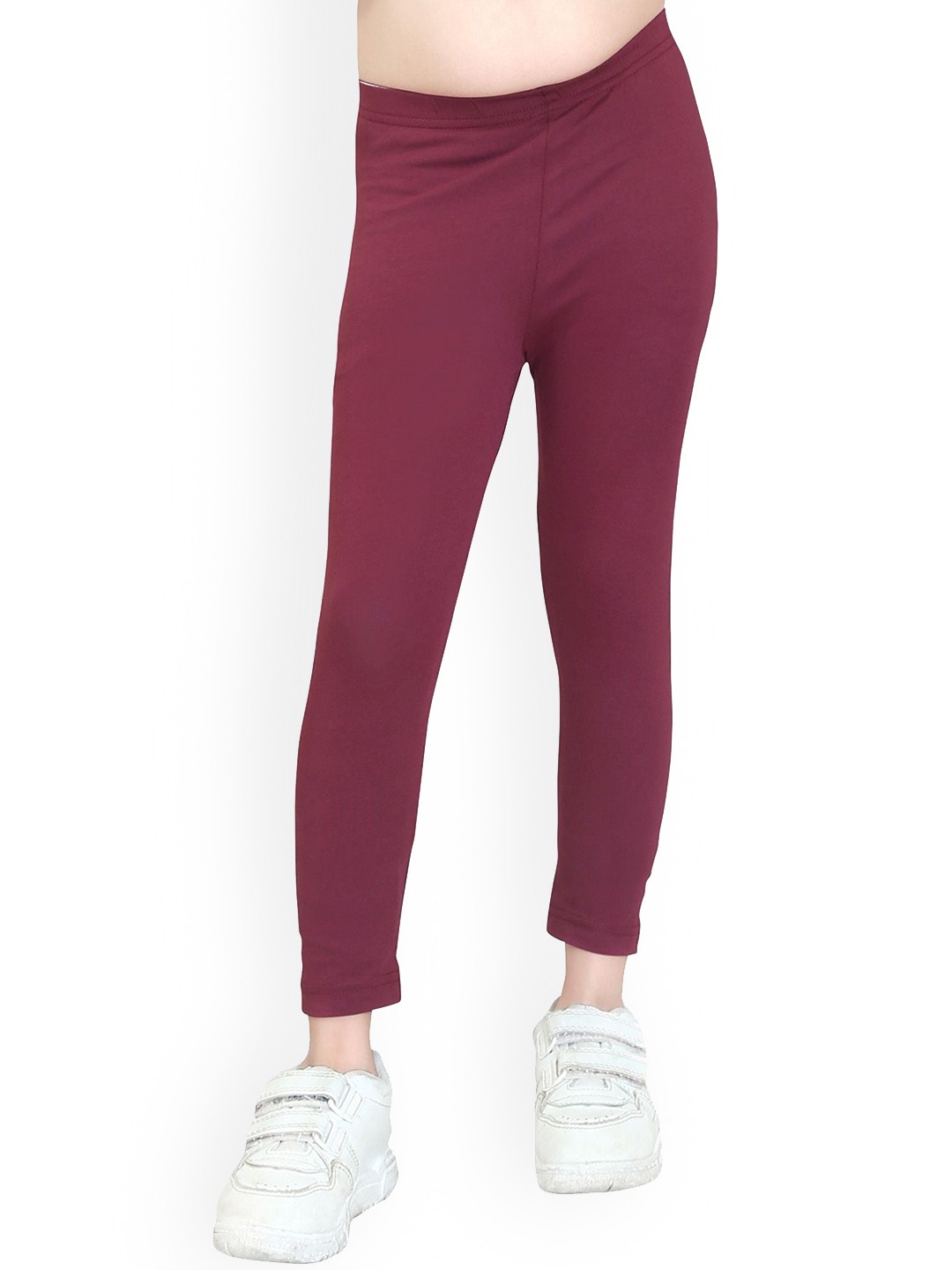 

ONE SKY Girls Ankle Length Leggings, Burgundy