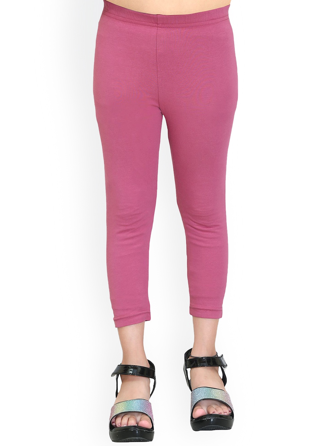

ONE SKY Girls Ankle Length Leggings, Mauve