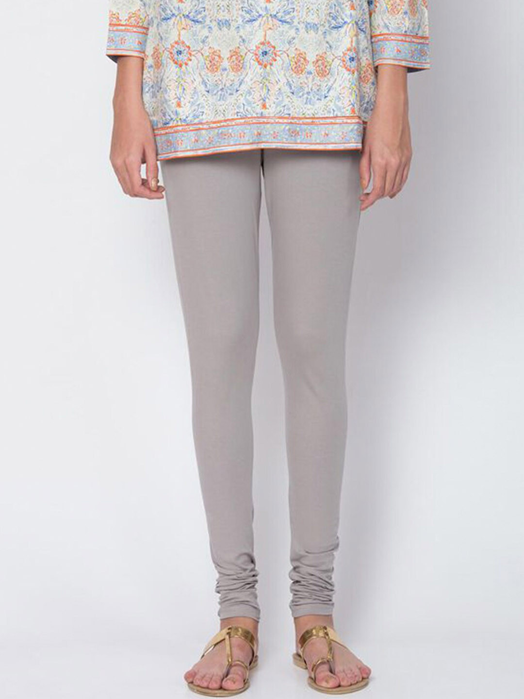 

Biba Churidar-Length Leggings, Grey