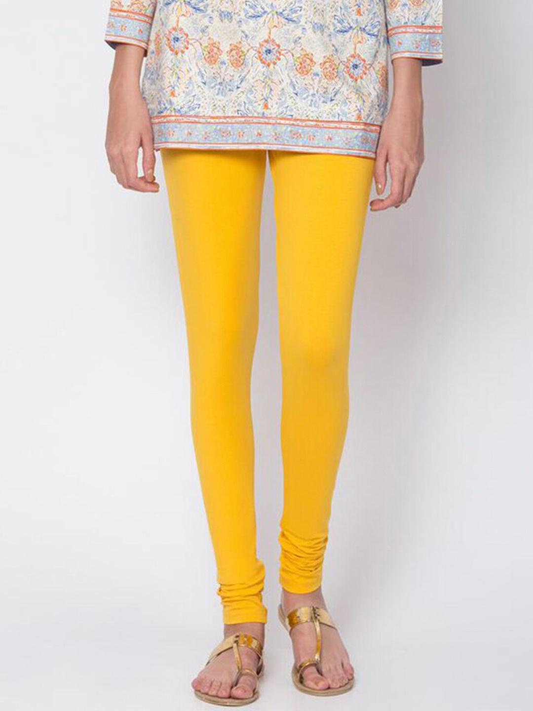 

Biba Churidar-Length Leggings, Yellow