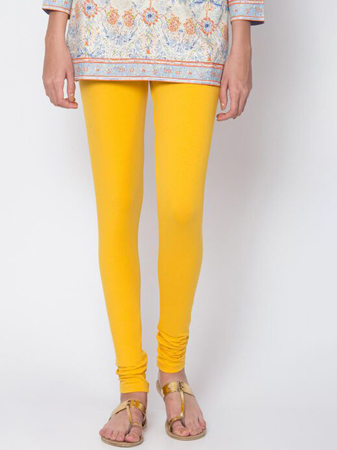 

Biba Knitted Ankle Length Leggings, Yellow