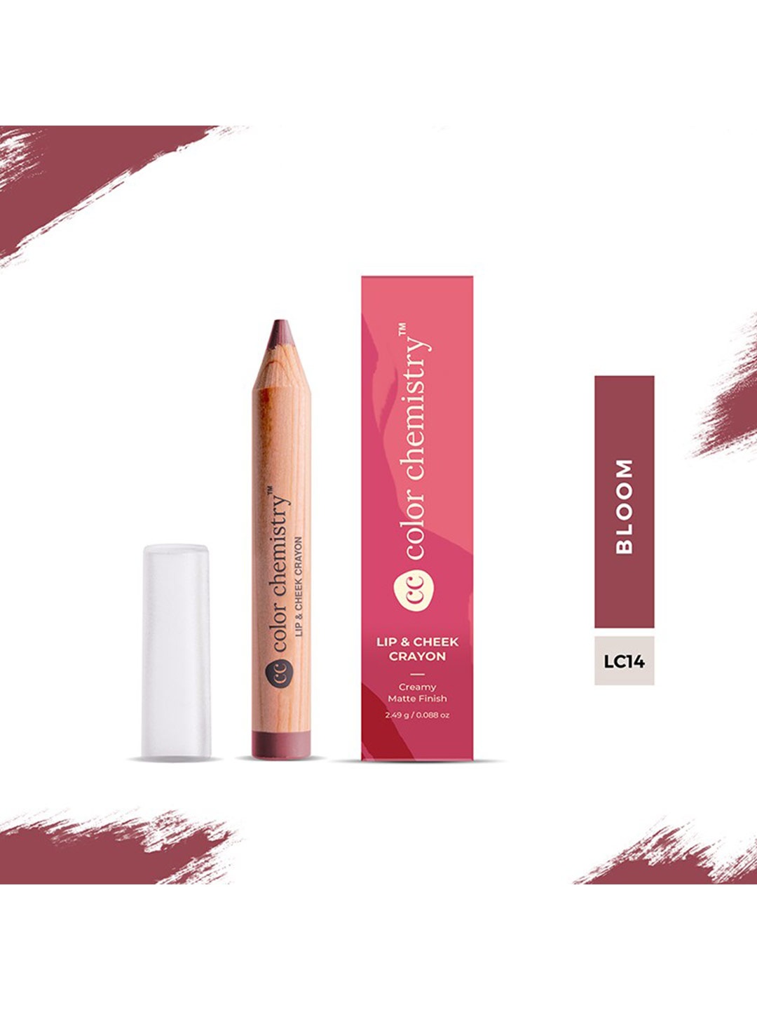 

Juicy Chemistry Creamy Matte Lip & Cheek Crayon - 2.49g - Bloom 14, Mauve