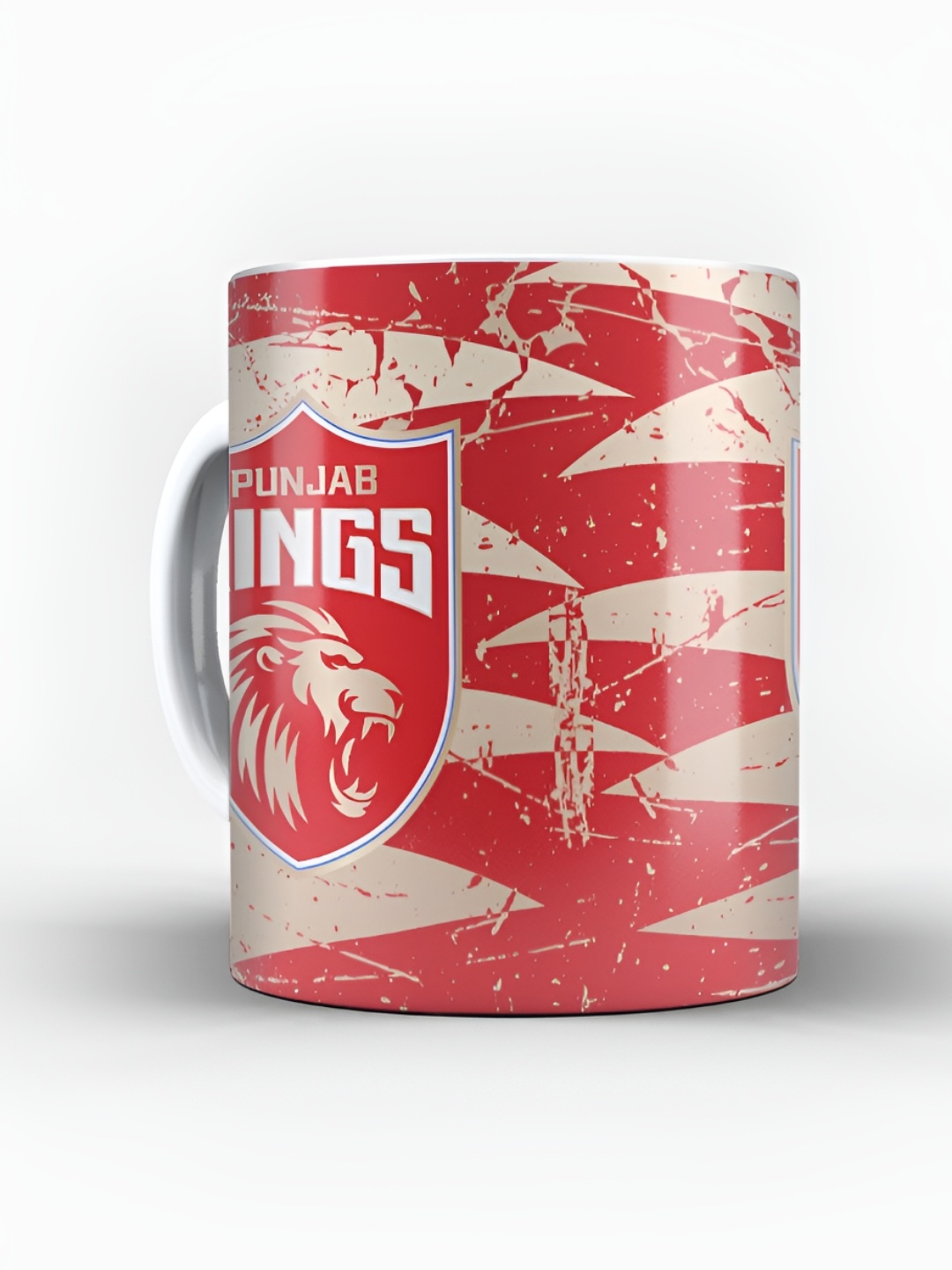 

FanCode Red & White Punjab Kings Printed Ceramic Glossy Mug