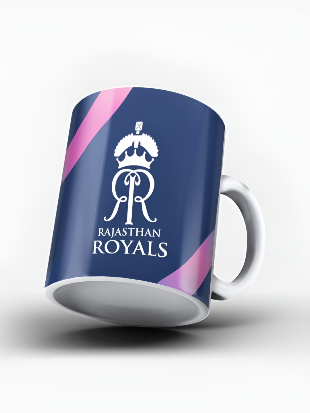 

FanCode Blue & Pink Rajasthan Royals Printed Ceramic Matte Mug