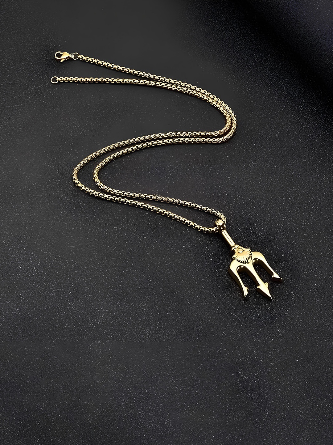 

KARISHMA KREATIONS Gold-Plated Quirky Pendants with Chains