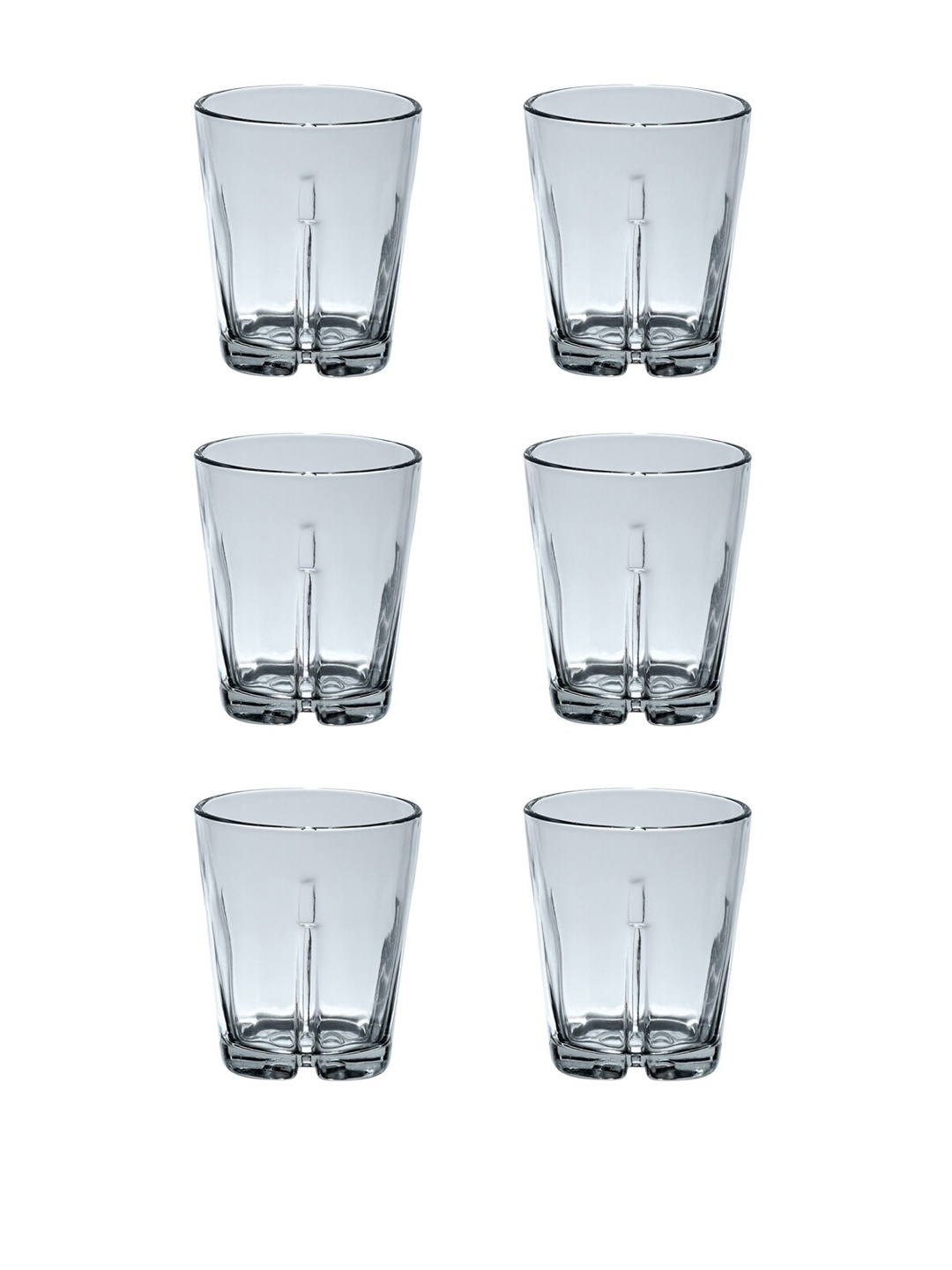 

ceradeco Transparent 6 Pieces Doctor Cut Whisky Glasses 300 ml