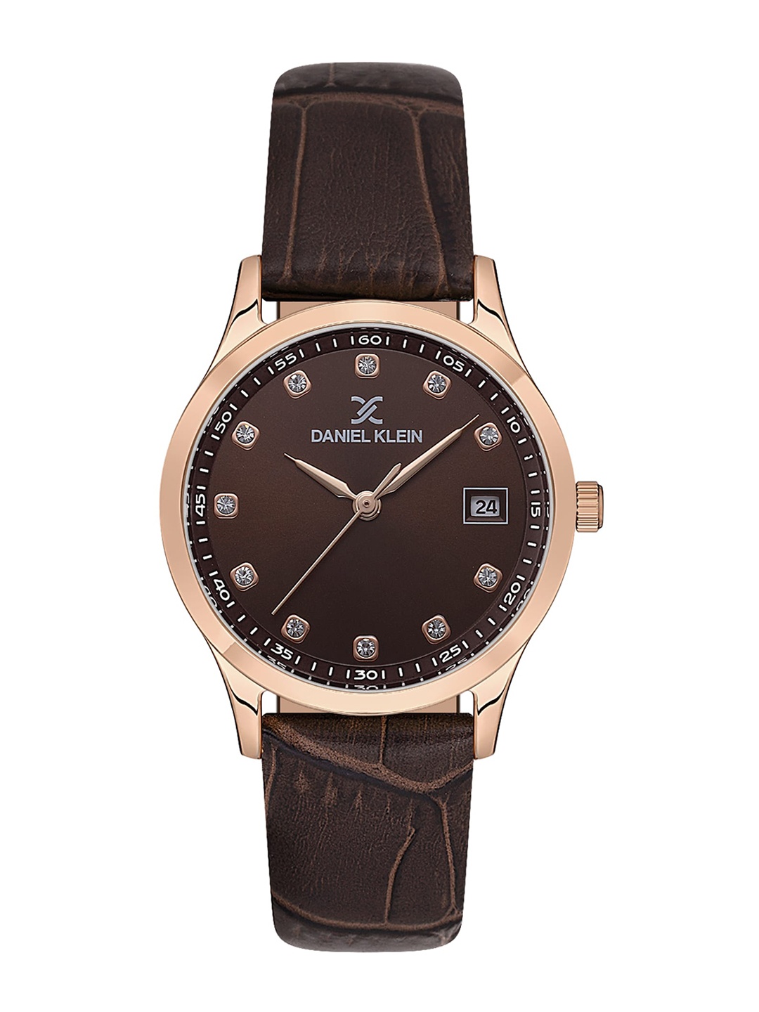 

Daniel Klein Premium Women Leather Straps Analogue Watch DK.1.13595-4, Brown