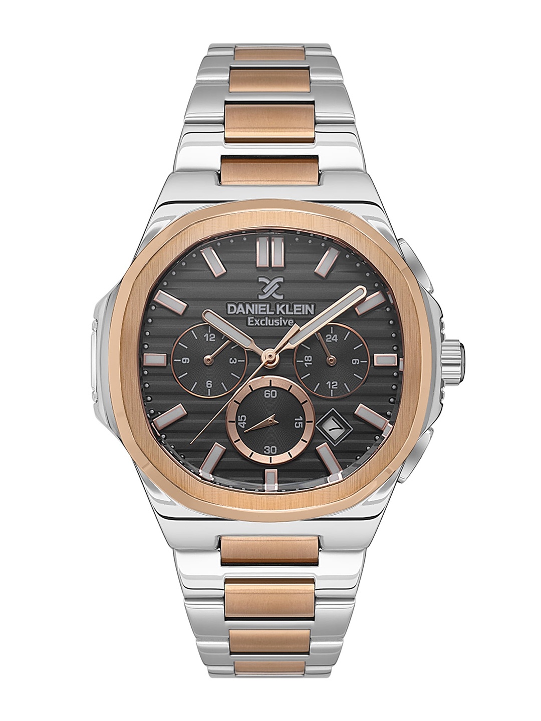 

Daniel Klein Exclusive Men Dial & Bracelet Style Straps Analogue Watch DK.1.13614-4, Grey