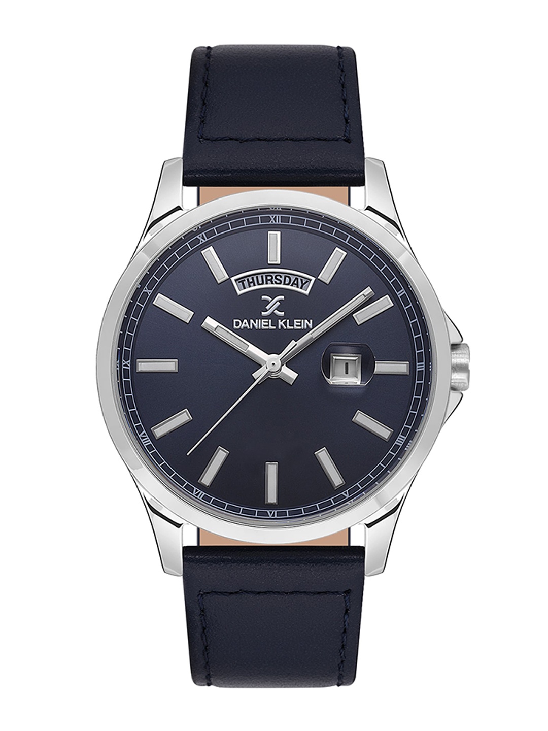 

Daniel Klein Men Premium Leather Straps Analogue Watch DK.1.13659-2, Blue
