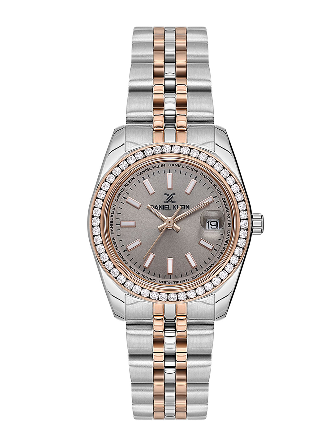 

Daniel Klein Premium Women Embellished Dial Analogue Watch DK.1.13589-6, Grey