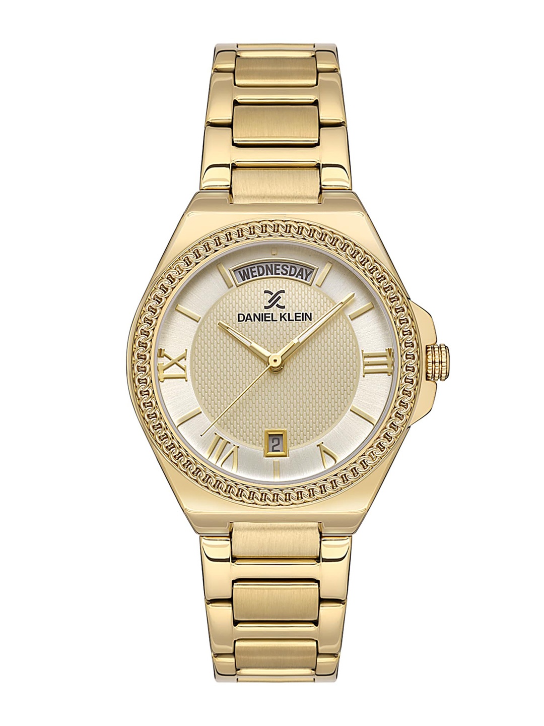 

Daniel Klein Women Premium Embellished Bracelet Style Straps Analogue Watch DK.1.13591-4, Silver