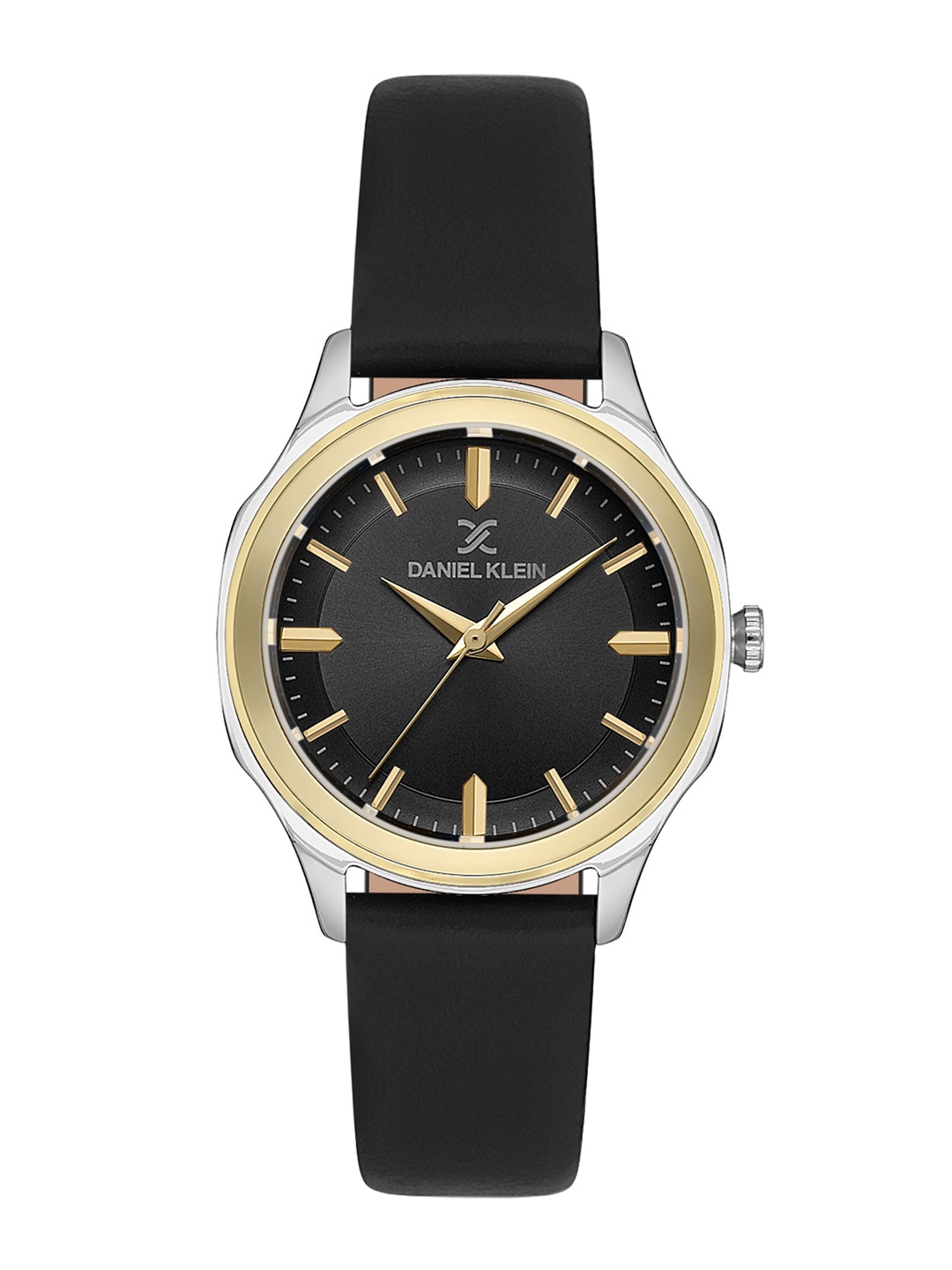 

Daniel Klein Premium Women Dial & Leather Straps Analogue Watch DK.1.13604-3, Black