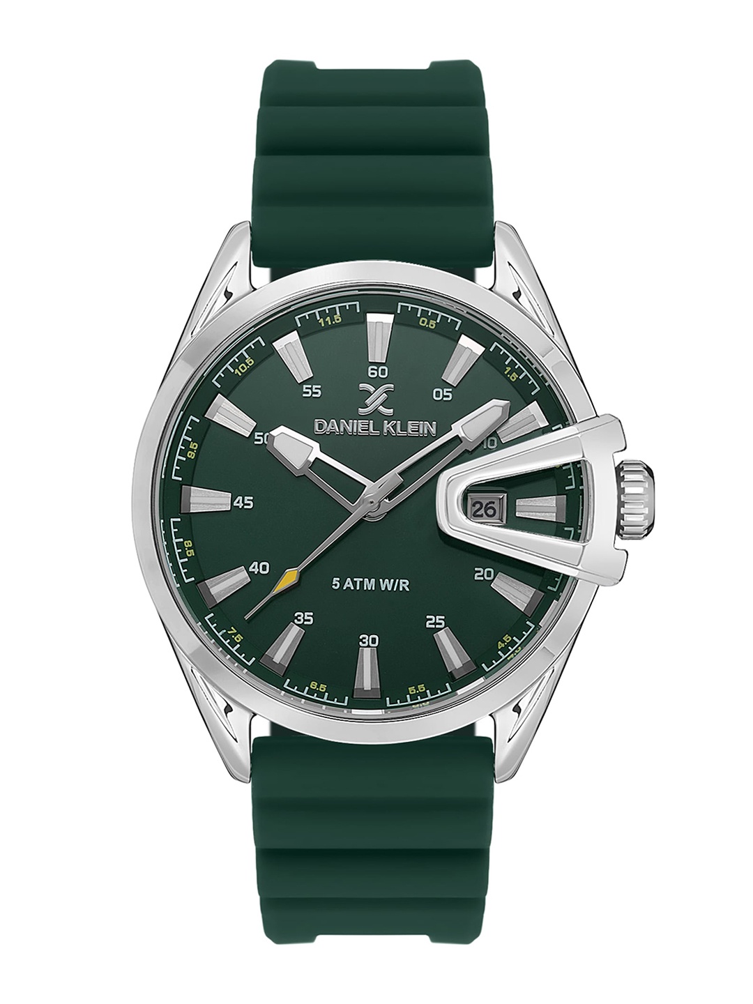 

Daniel Klein Men Textured Straps Analogue Watch DK.1.13673-4, Green