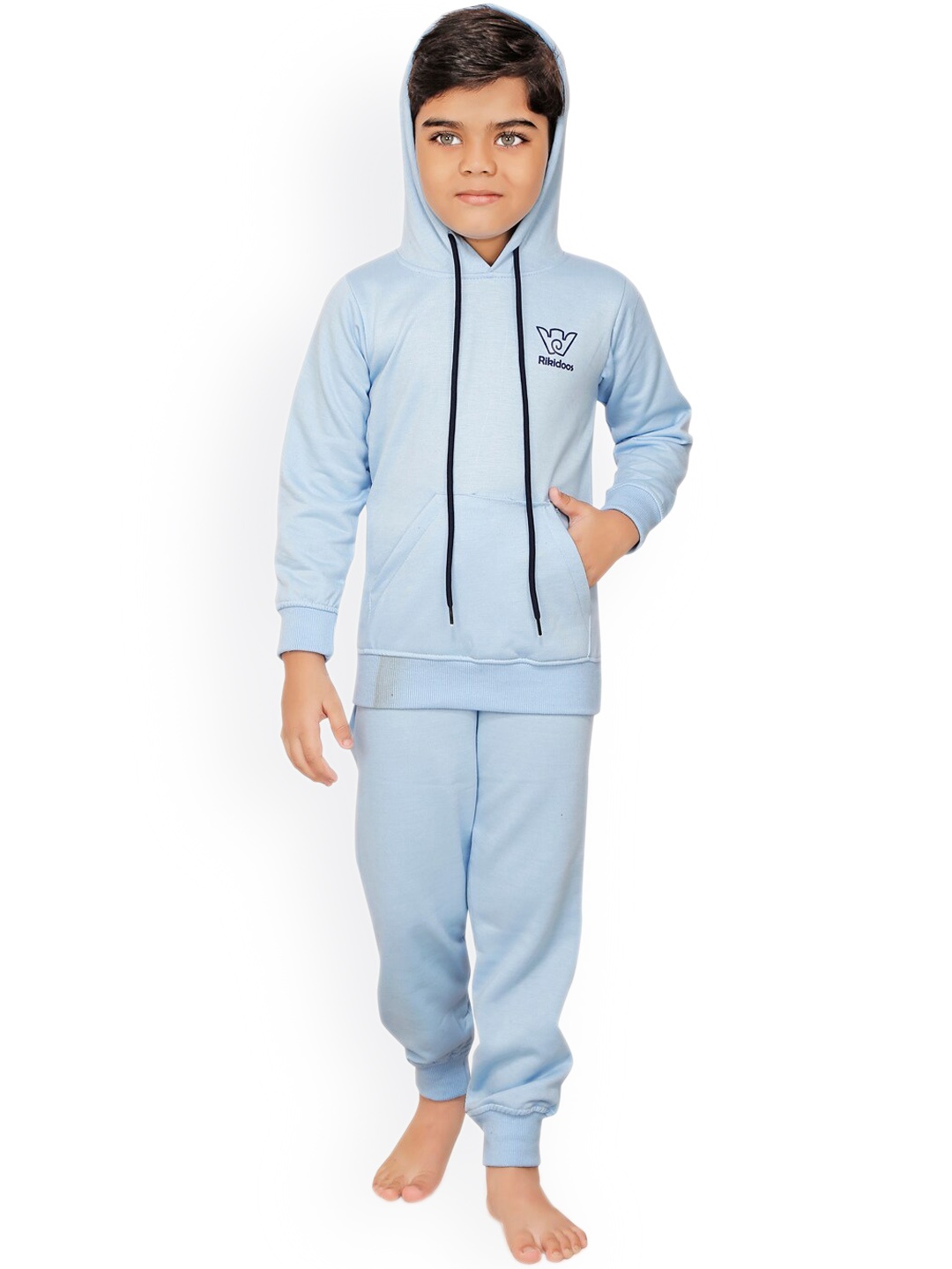 

BAESD Boys Printed Hooded & Joggers, Blue