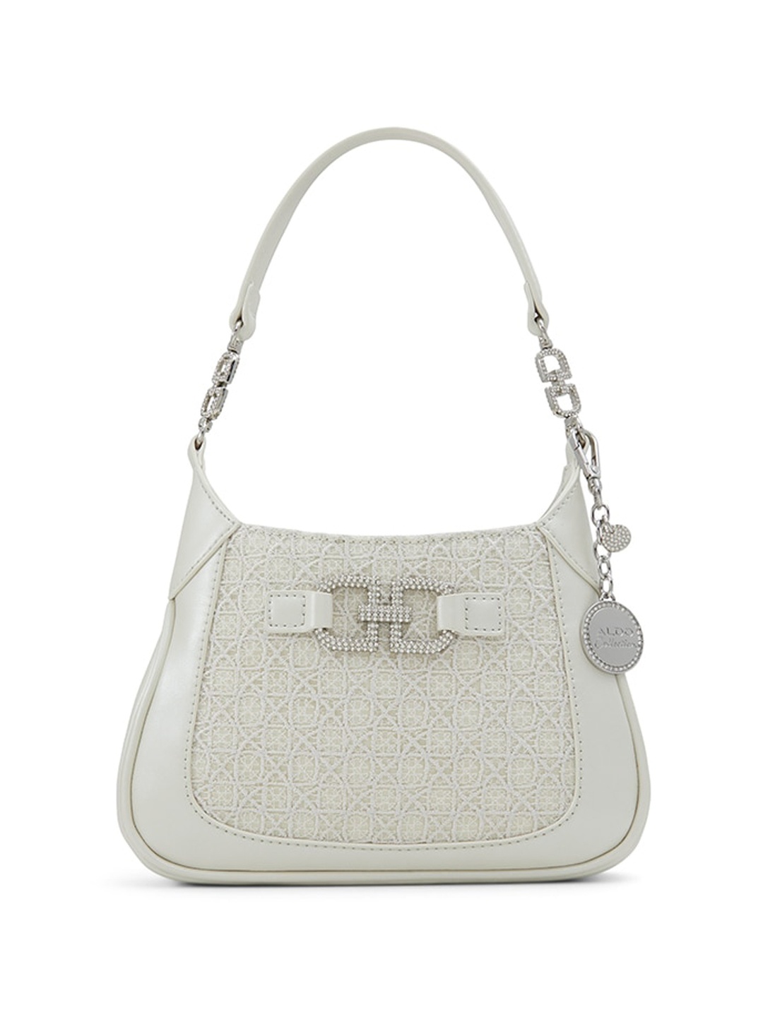 

ALDO Textured Structured Handheld Bag, Off white