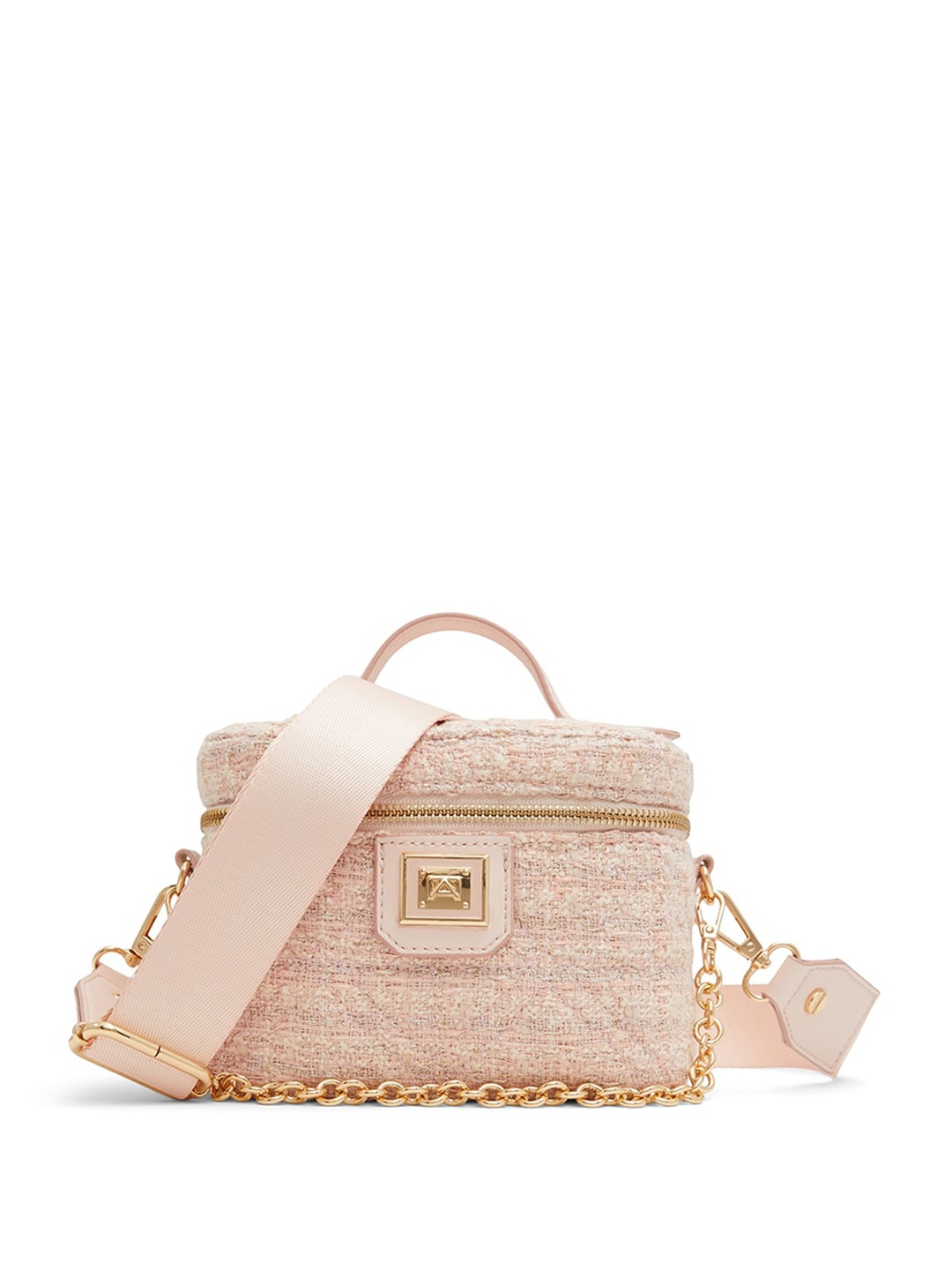 

ALDO Textured Structured Sling Bag, Pink