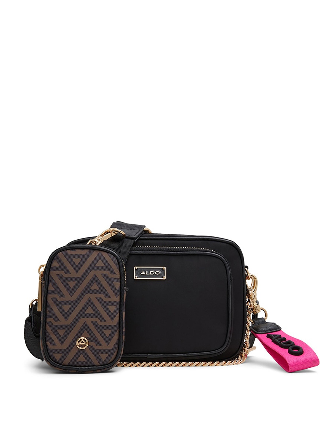 

ALDO Structured Sling Bag, Black