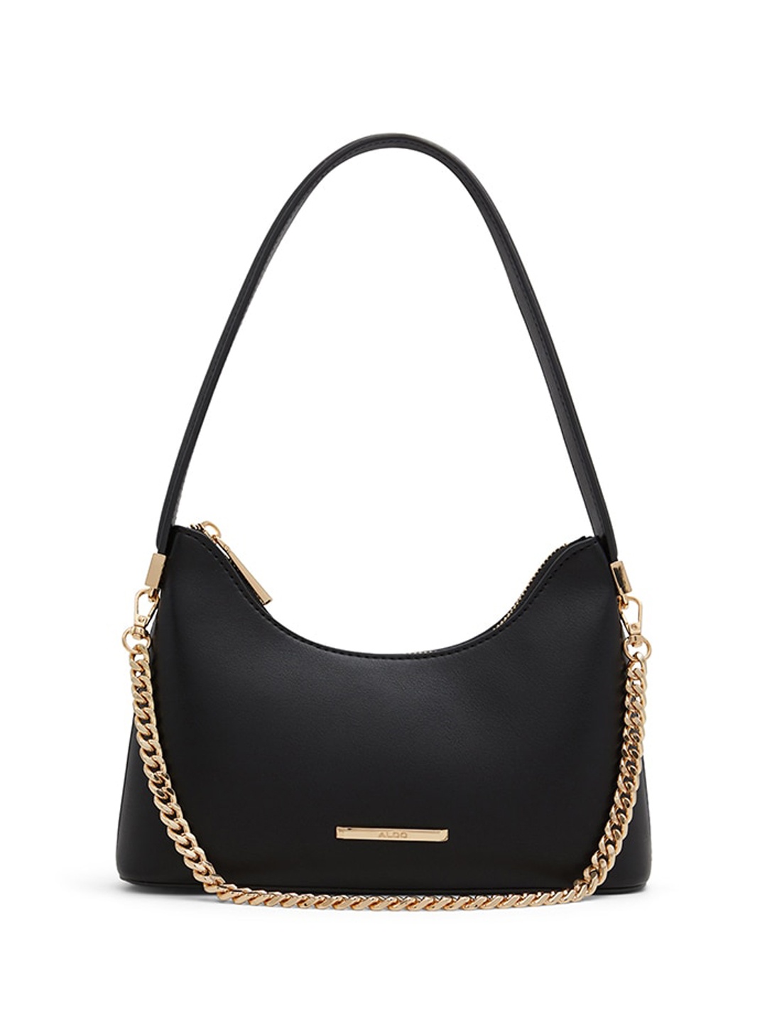 

ALDO Structured Hobo Bag, Black