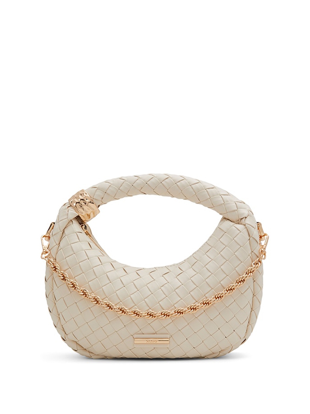 

ALDO Textured Structured Handheld Bag, Off white