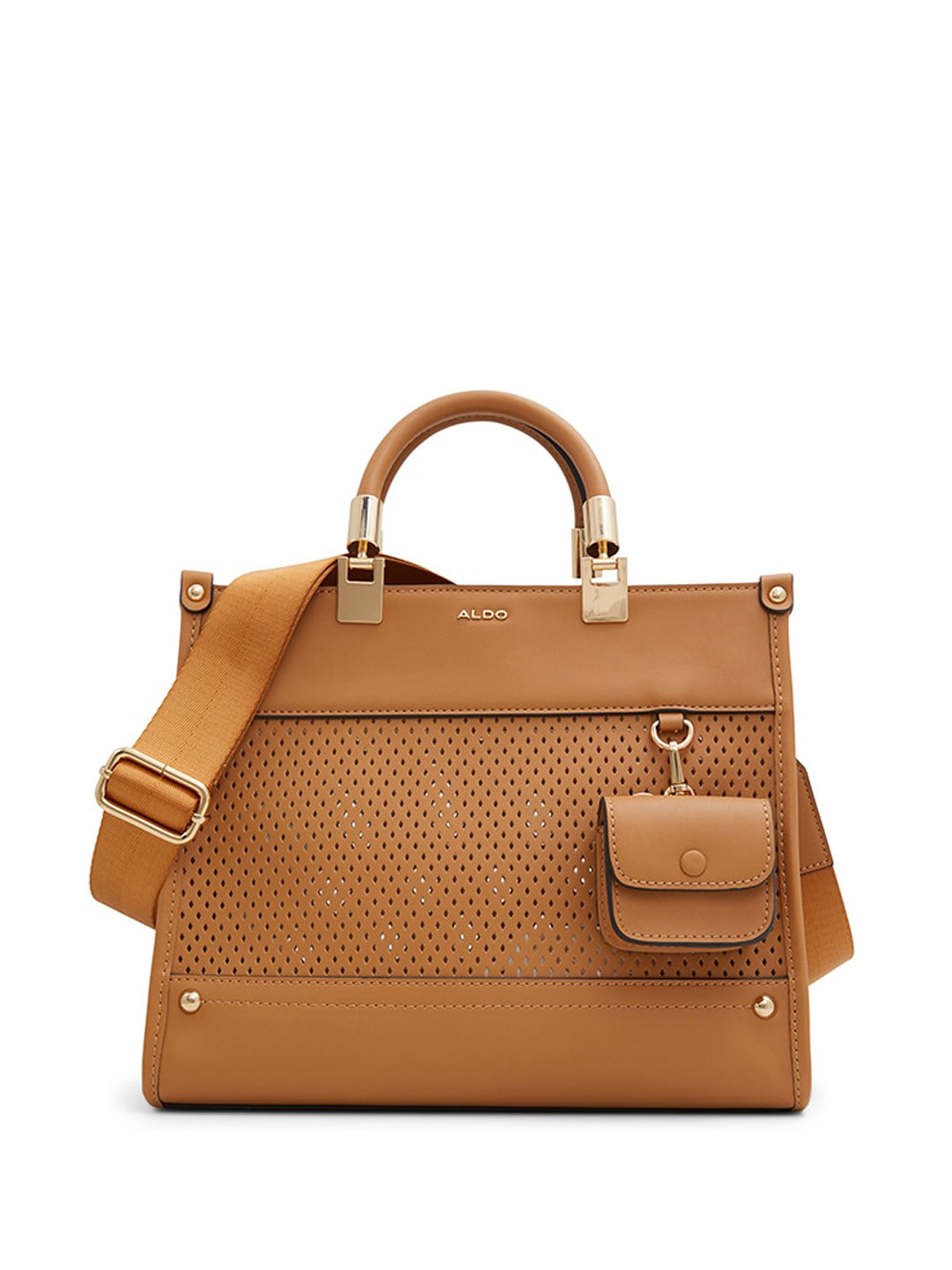 

ALDO Textured Structured Handheld Bag, Beige
