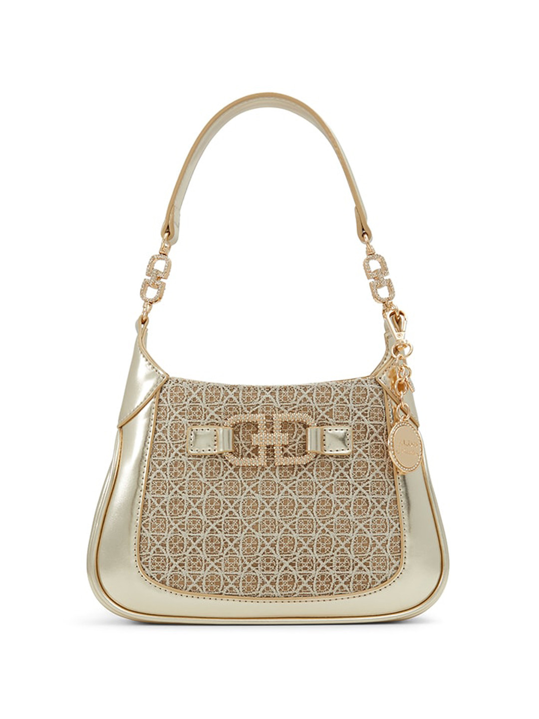 

ALDO Textured Structured Sling Bag, Gold