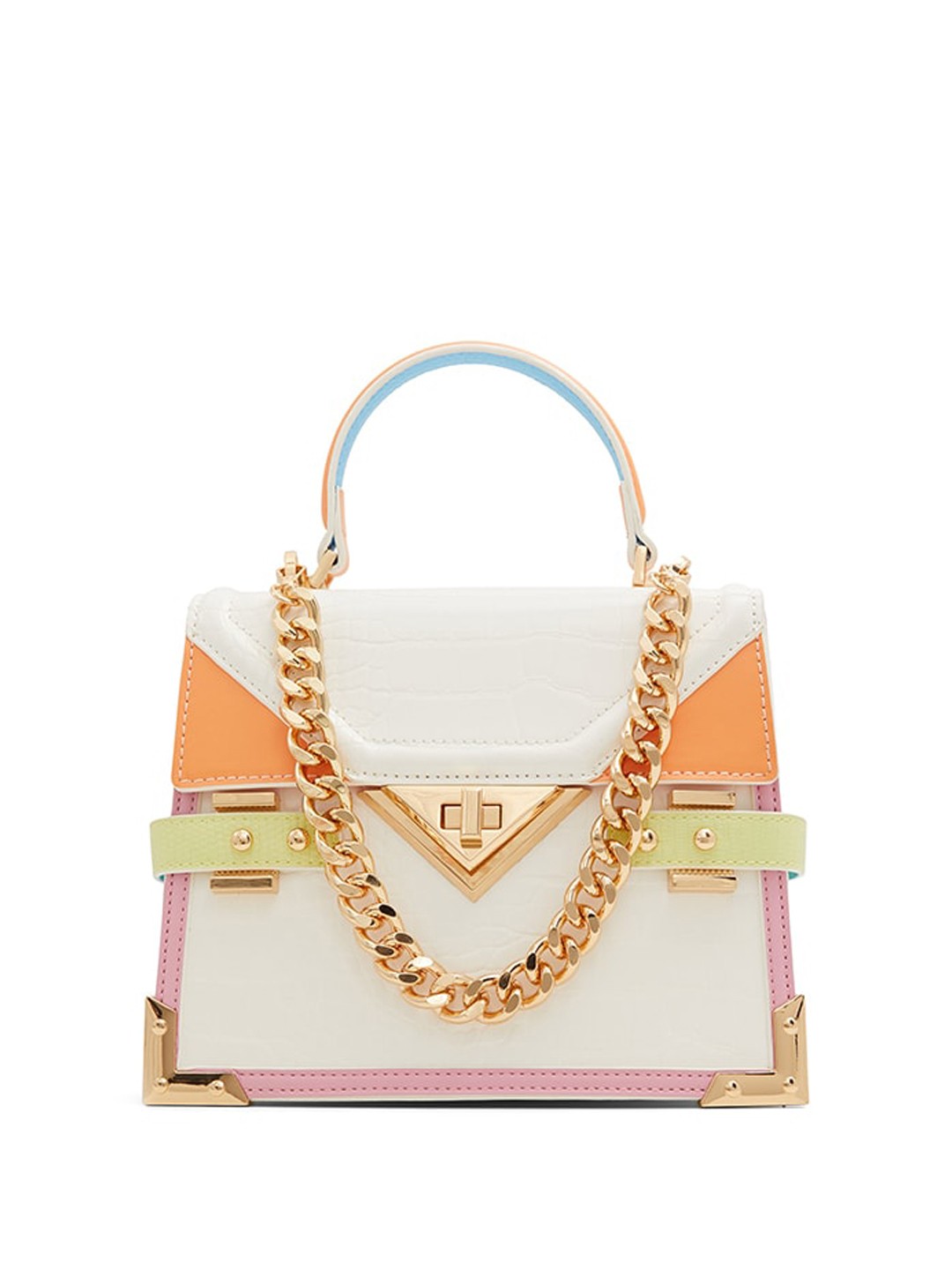 

ALDO Colourblocked Structured Satchel, Multi