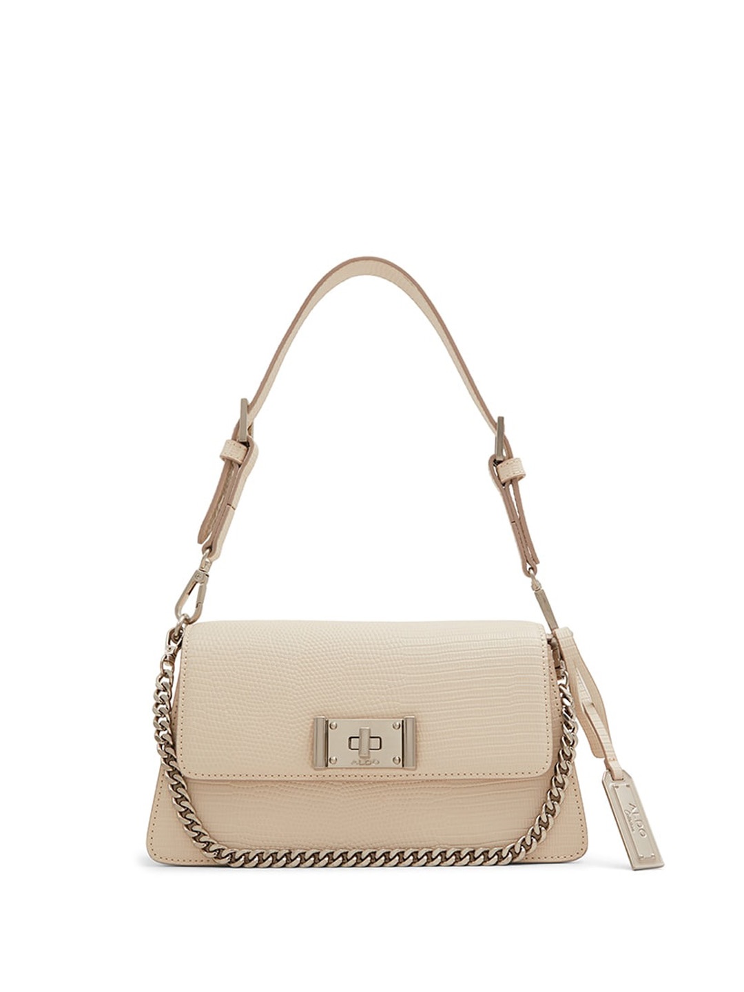 

ALDO Textured Structured Handheld Bag, Beige