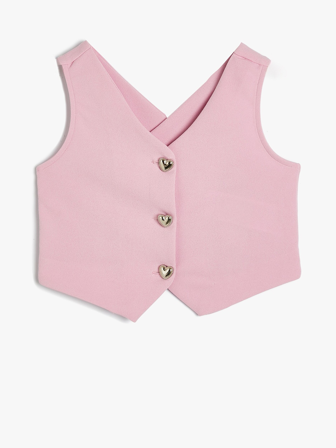 

Koton Girls Sleeveless T-shirt, Pink