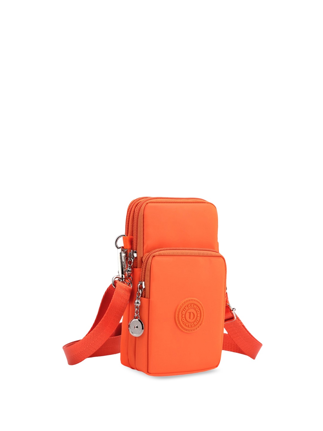 

Diva Dale Structured Sling Bag, Orange
