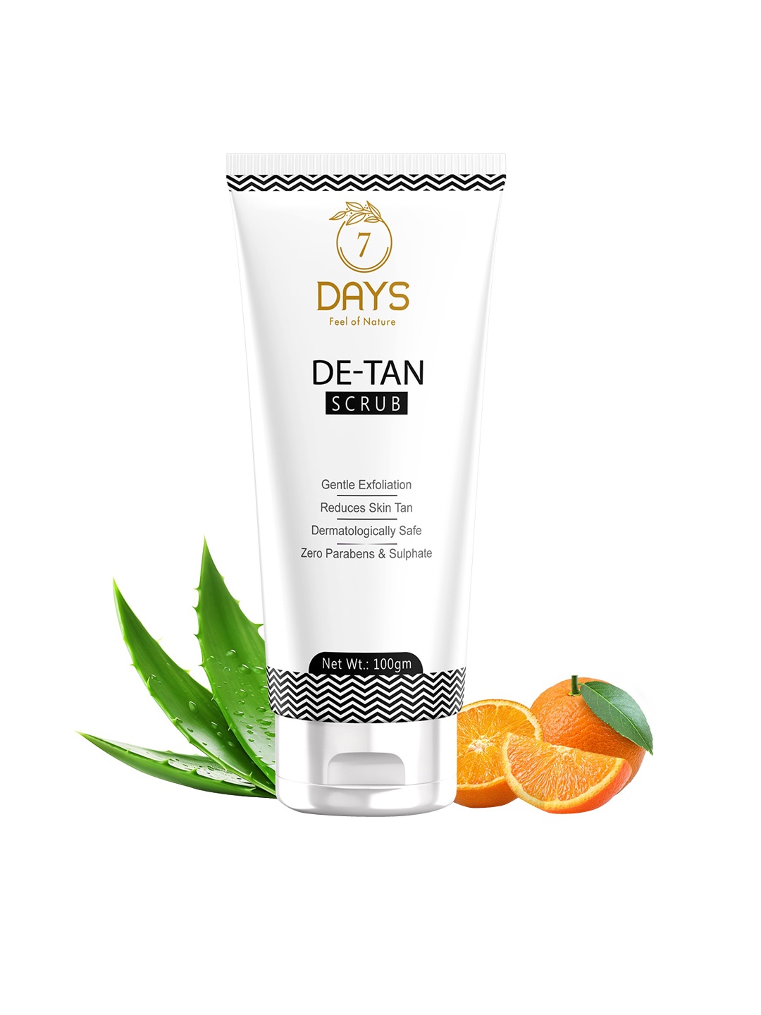 

7 DAYS De-Tan Face Scrub With Vitamin C - 100g, White