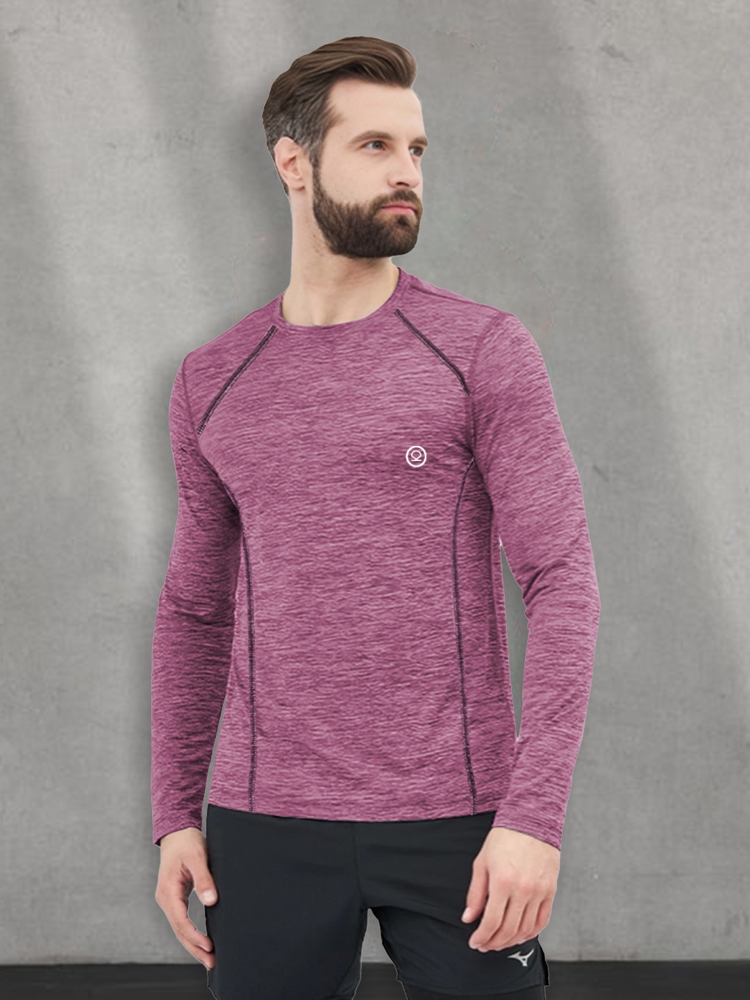

CHKOKKO Ultra-Soft Dry Fit Sports T-shirt, Magenta