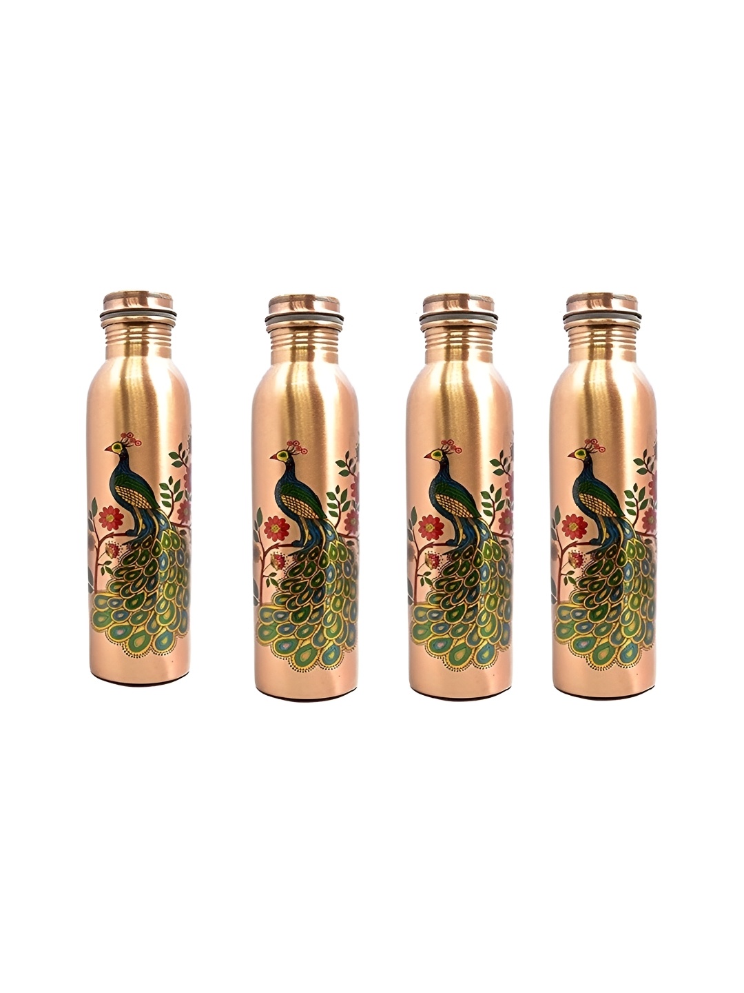 

IMAGO Green 4 Pieces Copper Printed Water Bottle 1 L