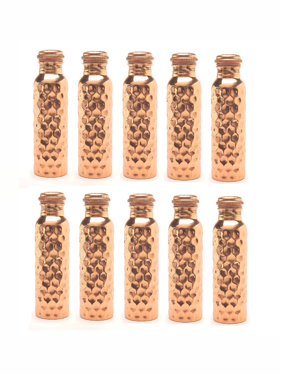 

IMAGO 10 Pieces Copper Solid Water Bottle 1 L