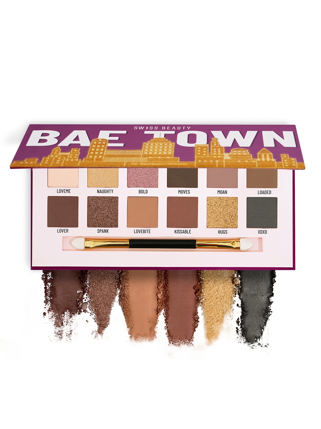 

SWISS BEAUTY Bae Town Eyeshadow Palette 14 g - Crush Me, Multi