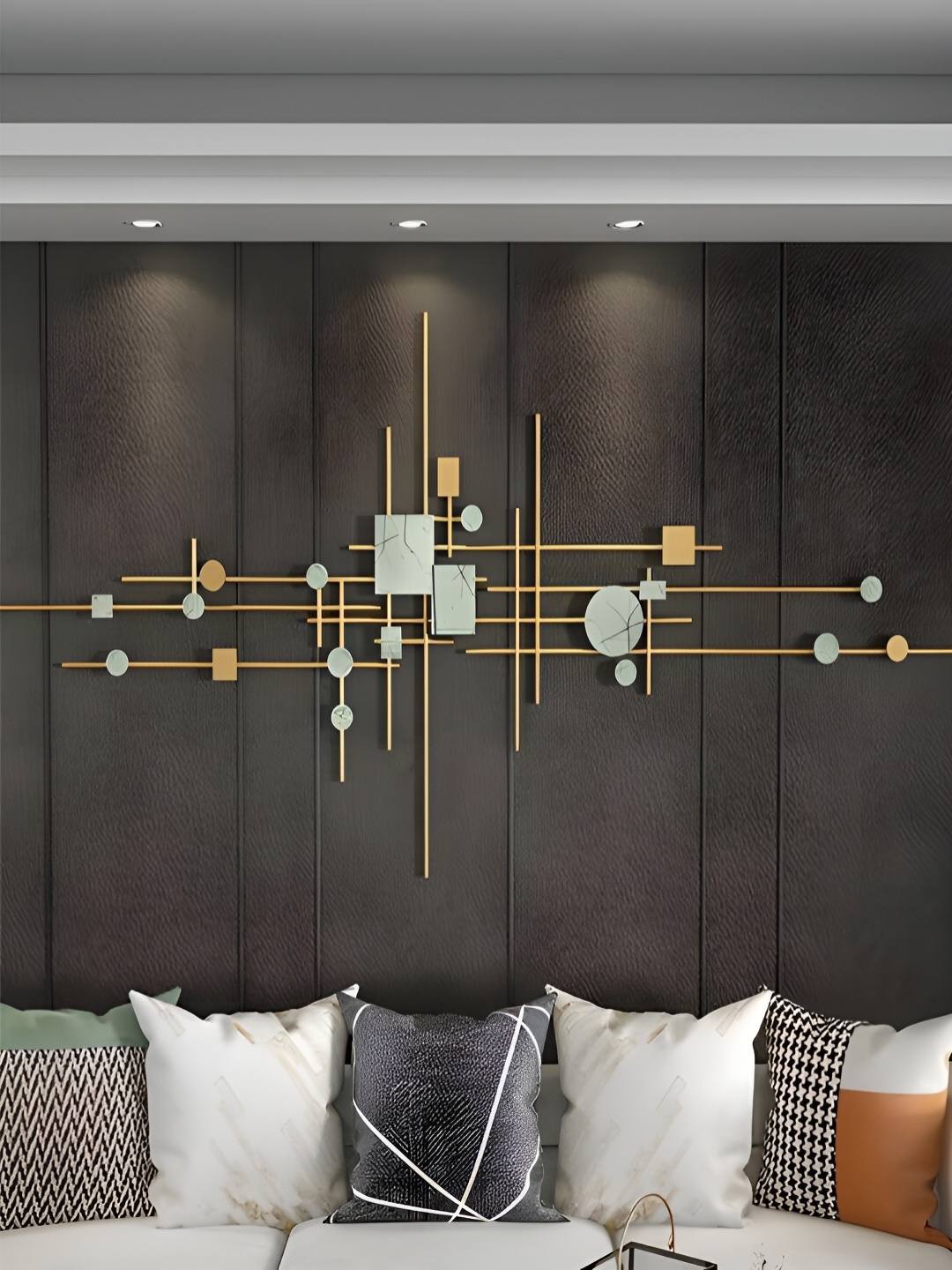 

The Art House Gold Toned Metal Wall Decor